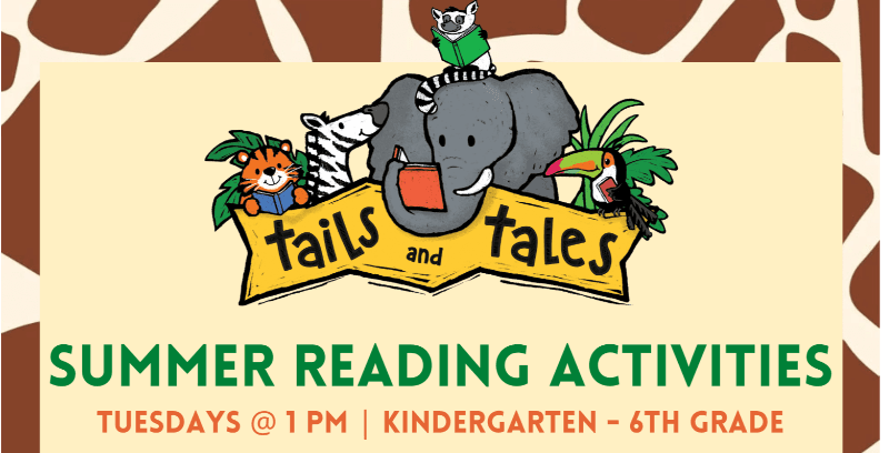 summer reading activities thursdays 1 pm