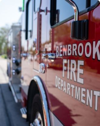 News - side of fire truck