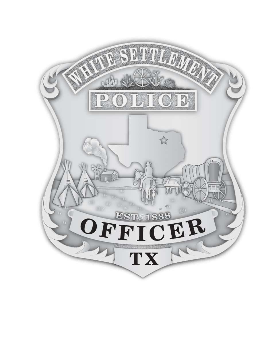 Police Officer Badge Silver