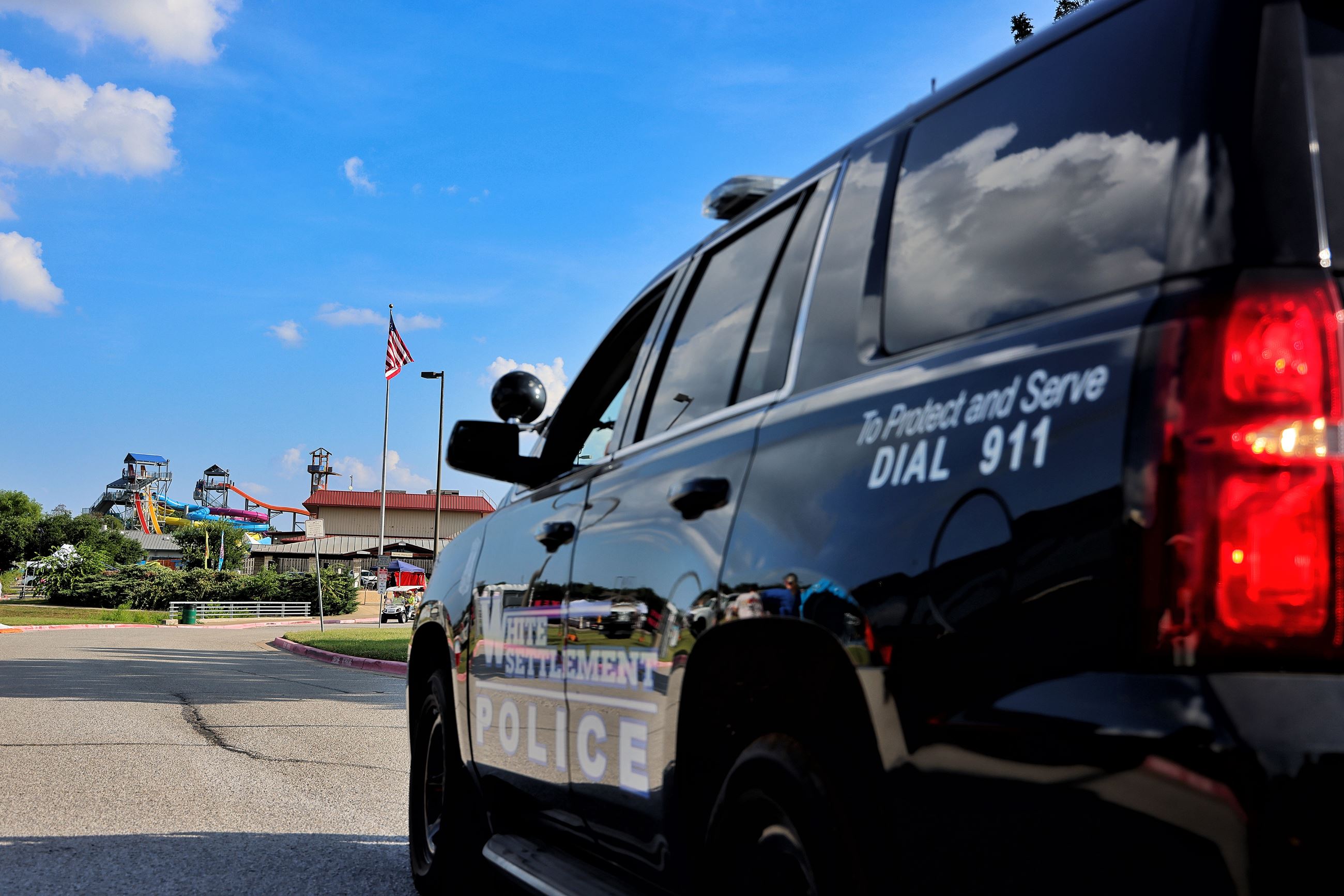 Police Car at Veterans Park