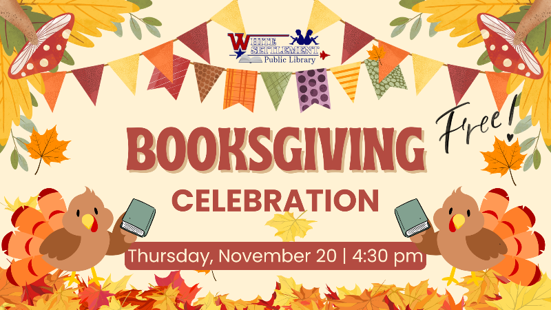 Booksgiving 2025 Banner