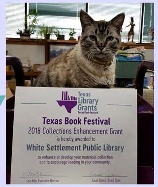 Browser poses with Grant Certificate