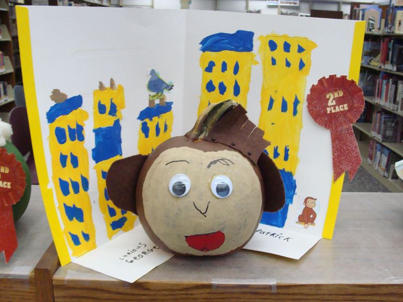 Curious George Pumpkin